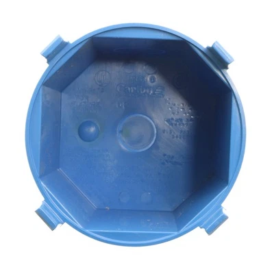 CARLON A864E 4S NON-METALLIC ENT MUD-BOX COVER, 3/4" KNOCKOUTS, 4", (10-PACK) - Image 1 of 3