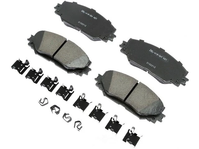 Juego de pastillas de freno delanteras AC Delco 18743VPTB 2013 2014 para Toyota Prius V 2012-2017 Foto 1 de 2