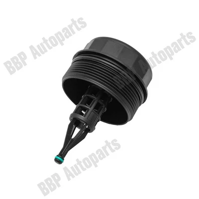 Black Oil Filter Cap Cover A6421800038 for Mercedes-Benz R350 ML350 R320 GL350 - Image 1 of 4