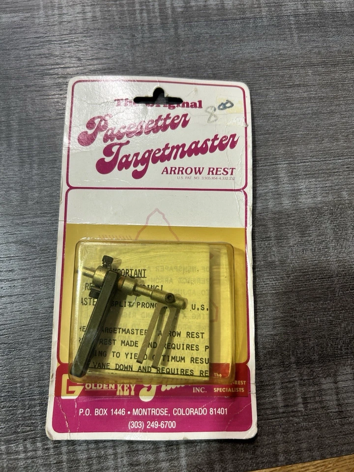 Reposaflechas Golden Key Futura Pacesetter Targetmaster - Nuevo de Lote Antiguo Sellado EE. UU. Foto 1 de 1