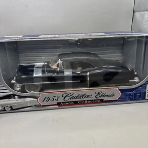 Anson 1953 Cadillac Eldorado Convertible 1:18 Scale Diecast Model Car Dark Blue - Picture 1 of 13