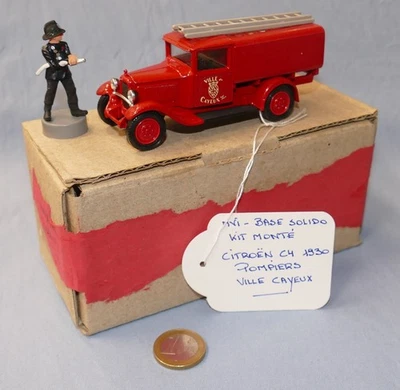 MVI Mini-Racing (Transkit Solido) 1/43 : Citroën C4 "Pompiers Ville de Cayeux" - Photo 1/4