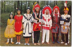 CREEK INDIAN NATION Atmore, AL Indianer Prinzessin Morgenstern Muscogee - Bild 1 von 2