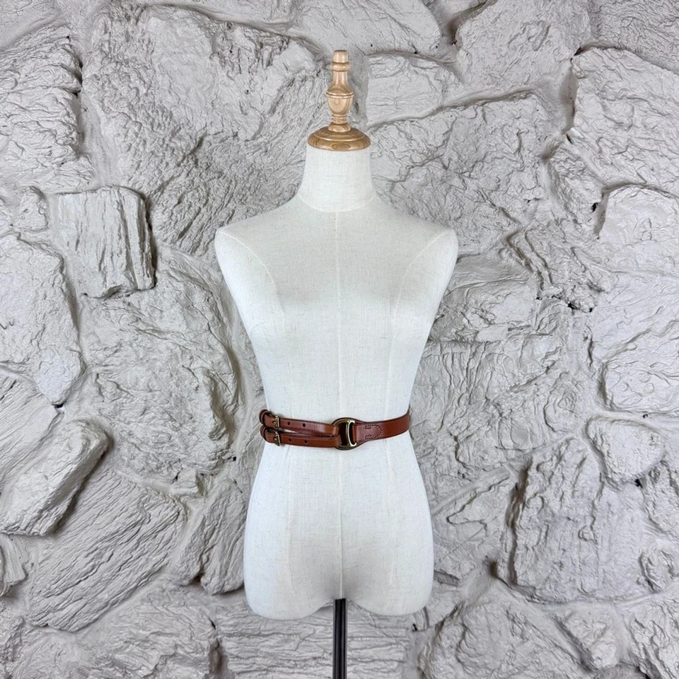 Cinturón Ralph Lauren Cuero Tri-Correas Coñac | 24”, XS Foto 1 de 4