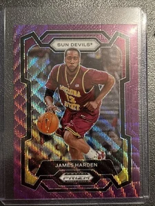 2024 Panini Prizm Draft Picks - James Harden #41 Purple Wave Prizm - Bild 1 von 2