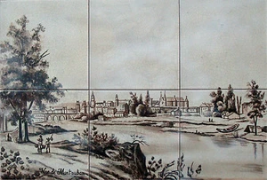 Montauban ( Tarn et Garonne France ) céramique nouveau ( old vintage antique ) - Imagen 1 de 2