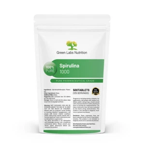 Bio Spirulina Tabletten - Veganes Superfood, Energie-, Immun- & Entgiftungsunterstützung - Bild 1 von 13