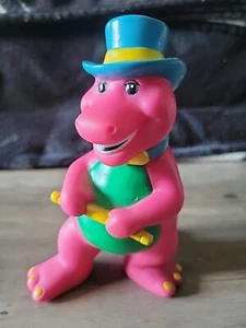 Vintage 90er Barney Friends lila Dinosaurier Figur top bemalt komplett Spielzeug - Bild 1 von 7