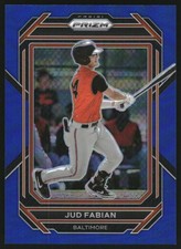2023 Panini Prizm Prizm Blue #165 Jud Fabian /149
