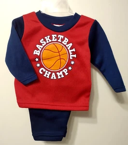 Teddy Boom Basketball Champ 2 Pc. Sweatshirt & Pants Boys 0-3 Months - Imagen 1 de 1