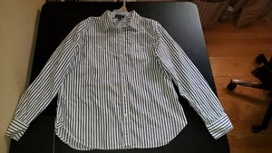 Camicia donna LRL Lauren Jeans Co. manica lunga grande con bottoni - Foto 1 di 4