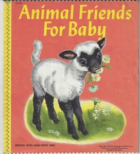 ANIMAL FRIENDS FOR BABY McLoughlin Bros cloth book - Imagen 1 de 1