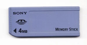 Sony Genuine Memory Stick 4MB MEGABYTE MSA-4A Camera Memory Card - Picture 1 of 2
