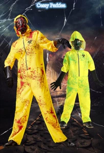 H-B2-2 Zombie Bio-Hazard Toxic Waste Halloween Adult Kids Unisex Costumes - Picture 1 of 13
