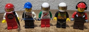 Lego City Lot of 5 Octan race car driver, Assorted Drivers & Pit Crew - Picture 1 of 1
