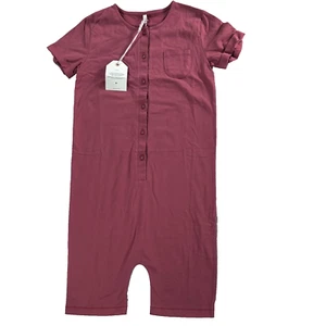 Gray Label Romper Kids 7/8 Years Blush Pink Short Sleeve Harlowe Shortleg Suit - Picture 1 of 6