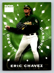 1999 SkyBox Premium Diamond Debuts #1 Eric Chavez (ref 195350) - Picture 1 of 2