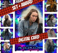 Topps Card Trader Twd Fear The Walking Dead Set + Award Cosmic Indigo Wave 1 20