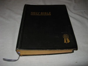 Holy Bible New Standard Reference Blue Ribbon 1948 Edition John A Hertel Chicago - Picture 1 of 7