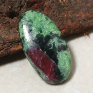 Natural Ruby Zoisite Gemstone Cabochon Smooth Oval 25X12X4 mm SH-4227