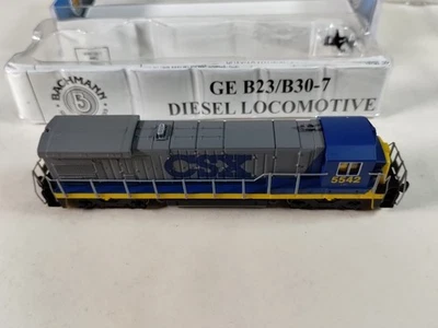 Bachmann N Scale Item No: 61356 GE B23/B30-7 CSX #5542 Locomotive - Image 1 of 4