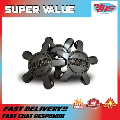 二手原始设备制造商合金车轮中心盖组件适用于奥迪 A4 A5 2012 - 2017 4F0601165 — 第 1/3 张图片