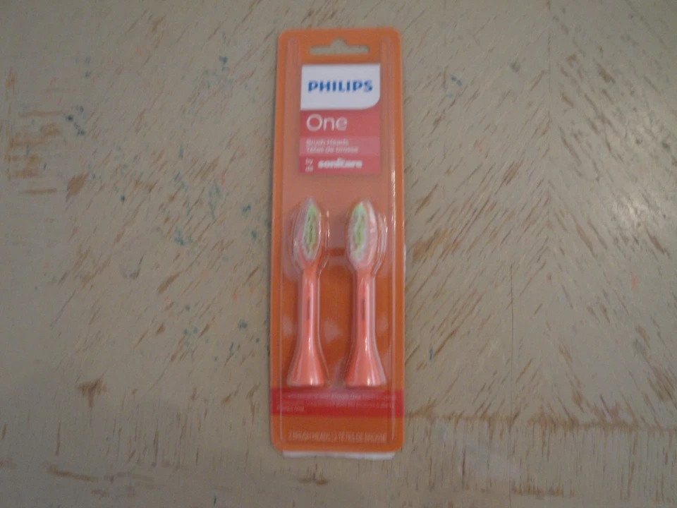 Philips One Sonicare Cabezales de Cepillo de Repuesto Coral Paquete de 2 #R90 Foto 1 de 1