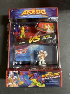 Akedo -Ultimate Arcade Warriors Vs Pack Tail Whip Vs EPIC White Wraith Free Post - Bild 1 von 3