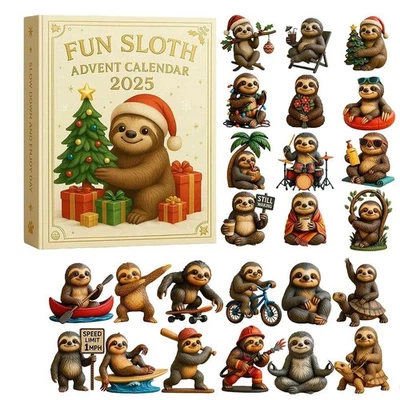 Owl Advent Calendars 2025 24 Days Owl Ornament Countdown Calendar Christmas, - Image 1 of 4