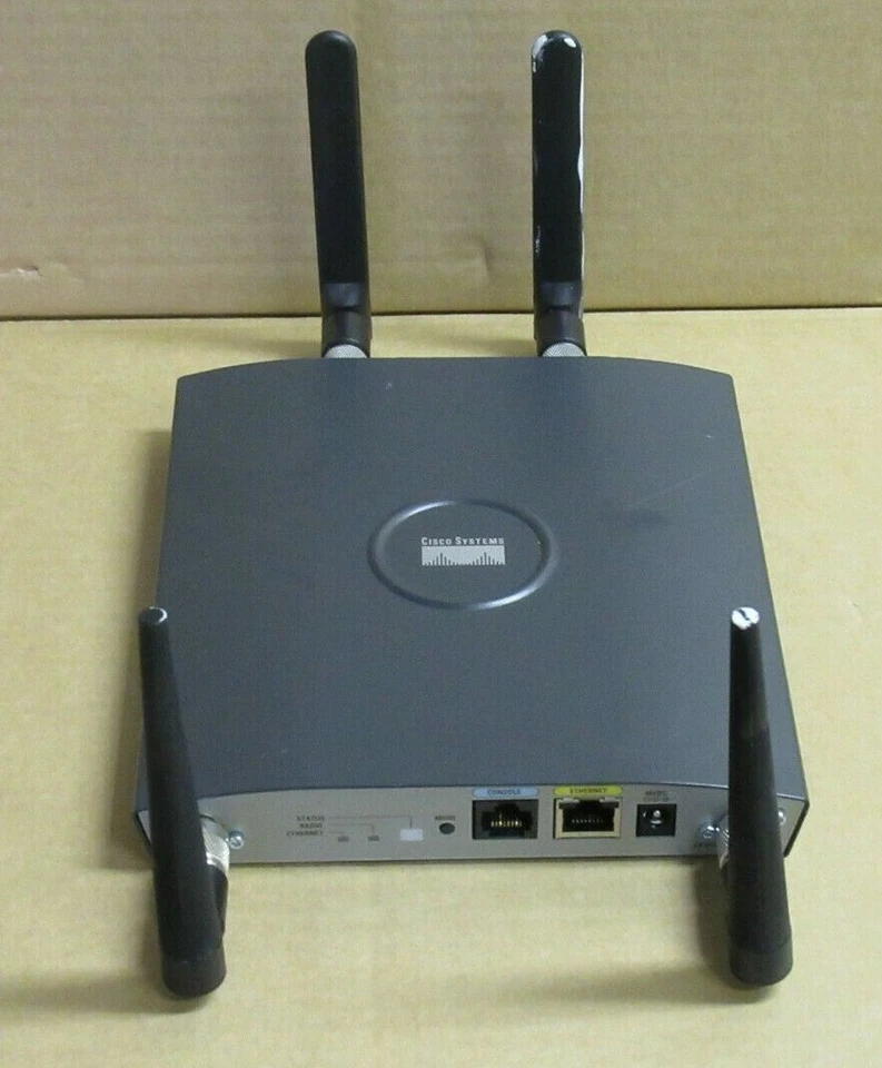 Cisco Aironet AIR-LAP1242AG-E-K9 802.11a/b/g Wireless G Aerials Access Point AP  - Image 1 of 4