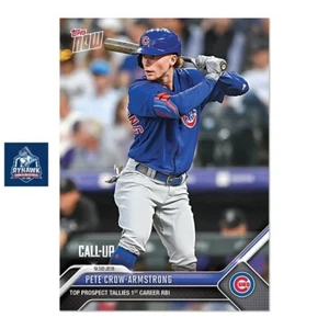 2023 Topps Now #859 Pete Crow-Armstrong Chicago Cubs Call-Up 1. RBI in der Hand - Bild 1 von 3
