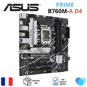 Carte mère Intel B760M-A D4 LGA 1700 M.2 - Photo 1/6