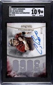 2017 Topps Luminaries Relics Red Craig Biggio SGC 9 MINT MEM Auto 4/10 Astro - Picture 1 of 2