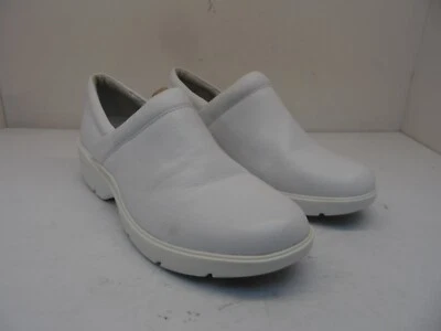 Align By Nurse Mates Indya Slip Resistant Nursing Clog White Leather Size 9.5W - Image 1 of 4