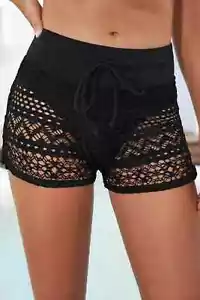 Mujeres Pantalones Cortos de Natación Parte Inferior de Tankini Deporte Yoga Tablero Playa Crochet Traje de Baño - Imagen 1 de 16