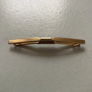 Vintage Swank Gold Tone Tie Clip Men’s Clasp Bar metal - Picture 1 of 4