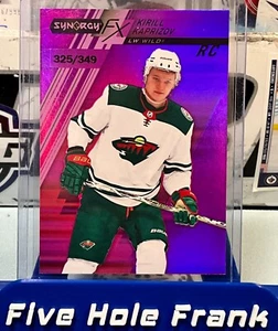 2020-21 Upper Deck Synergy Kirill Kaprizov Rookie Synergy FX Purple /349 #FXR-KK - Picture 1 of 3