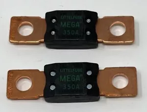 Fusible atornillado Littelfuse 0298350 MEGA 350A retardo de tiempo serie 32V 298, paquete de 2 - Imagen 1 de 3