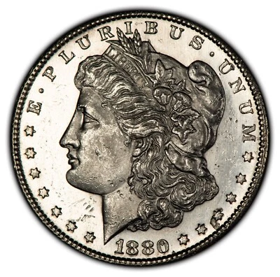 1880-S $1 Morgan Silver Dollar - Strong Proof-Like - BU - B3129 - Image 1 of 4