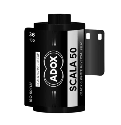 Película de reversión en blanco y negro en desarrollo para Adox Scala 50 Foto 1 de 4