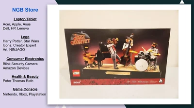 LEGO Ideas Jazz Quartet, 21334, Nuevo, Precintado, EE. UU., en mano, ¡Envío rápido! Foto 1 de 4