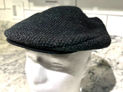 POLO Ralph Lauren 复古炭羊羔毛混纺高尔夫 Cabbie Newsboy 帽子 尺寸 S/M — 第 1/4 张图片