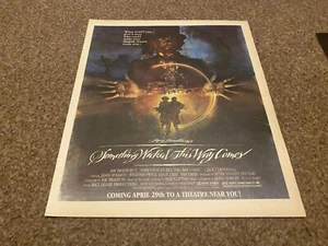 PTRBK10 MOVIE ADVERT 13X11 SOMETHING WICKED THIS WAY COMES - Picture 1 of 1