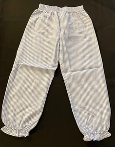 Gingham Ruffle Pants - Blue/White - NWT Girl 5 - Picture 1 of 2
