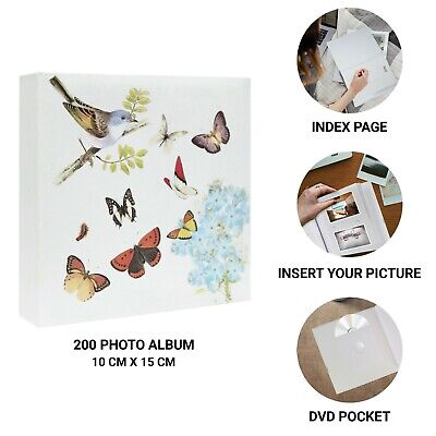 Memories 200 Holds Slip In Photo Album 4'' X 6 With Memo Area • 10.74£