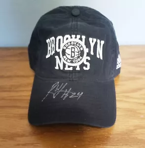 Rondae Hollis-Jefferson #24 NBA Brooklyn Nets Autographed Signed Ball Cap Black - Picture 1 of 10