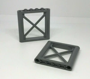 LEGO : 2x Support 1 x 6 x 5 - Réf 64448 gris bleuté foncé - Set 76178 80013 6860 - Imagen 1 de 1