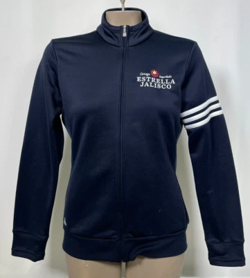 Chaqueta Estrella Jalisco Cerveza Adidas Terry Francés Cremallera Completa Para Mujer MEDIANA Foto 1 de 4