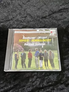 Septet - Horn Quintet: Beethoven/Mozart - Berliner Solisten - 1991 CD TESTED - Picture 1 of 3