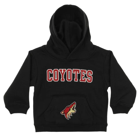 OuterStuff NHL Infant and Toddler's Arizona Coyotes Fleece Hoodie, Black Cover